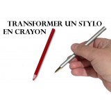 Transformer un stylo en crayon