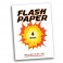 Papier flash - Quatre feuilles de 20x25 cm - Blanc