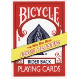 Cartes Bicycle Rider Back 100% Plastique